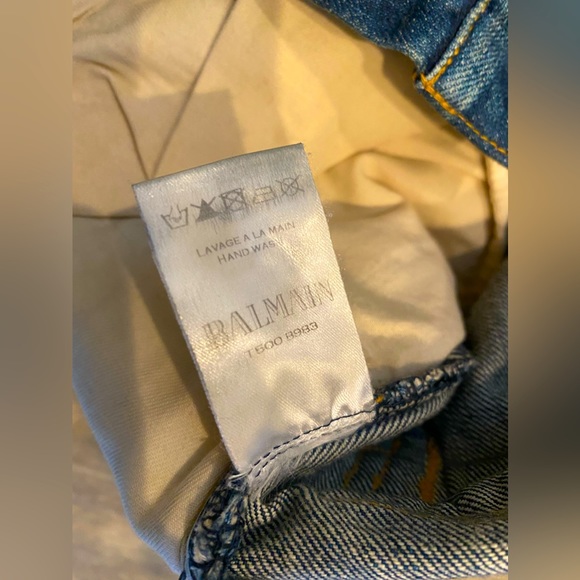 Balmain medium wash jeans size 29. Great condition. Lightly - Picture 4 of 4